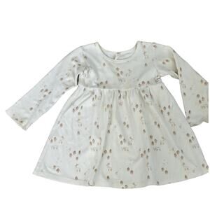 Quincy Mae Organic  Long Sleeve Woodland Jersey Dress Size 3